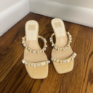 Dolce Vita Grason Heels Lt Natural Raffia